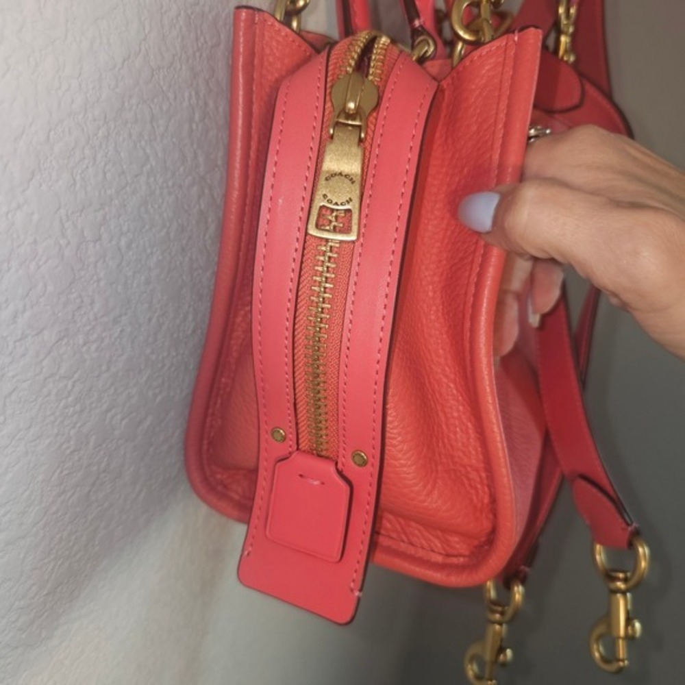 Disney x Coach Rogue 25 Minnie and Mickey watermelon leather suede - Picture 13 of 16